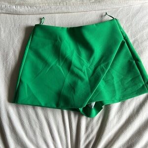 Green skort